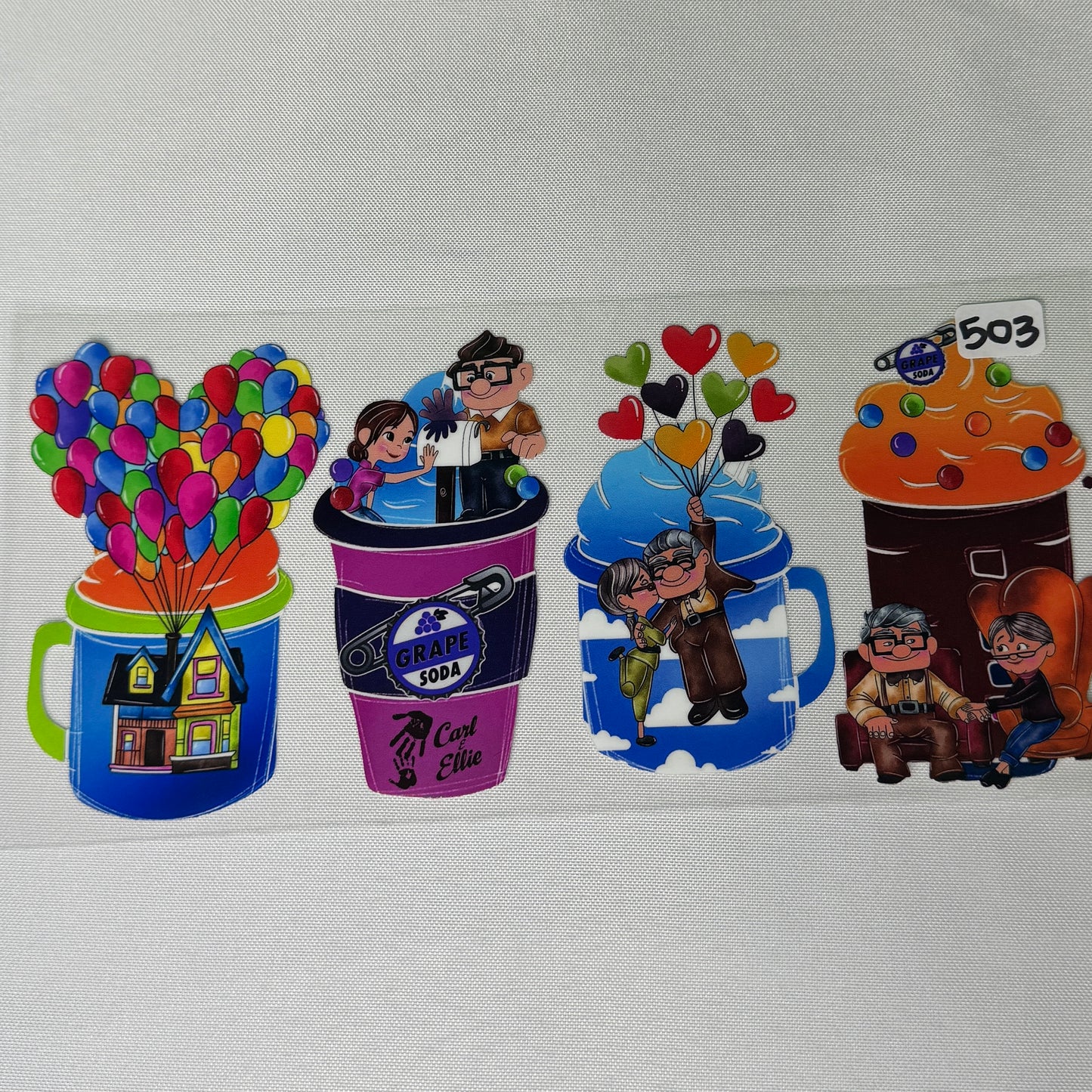 More mixed kid Character UVDTF CUP wraps