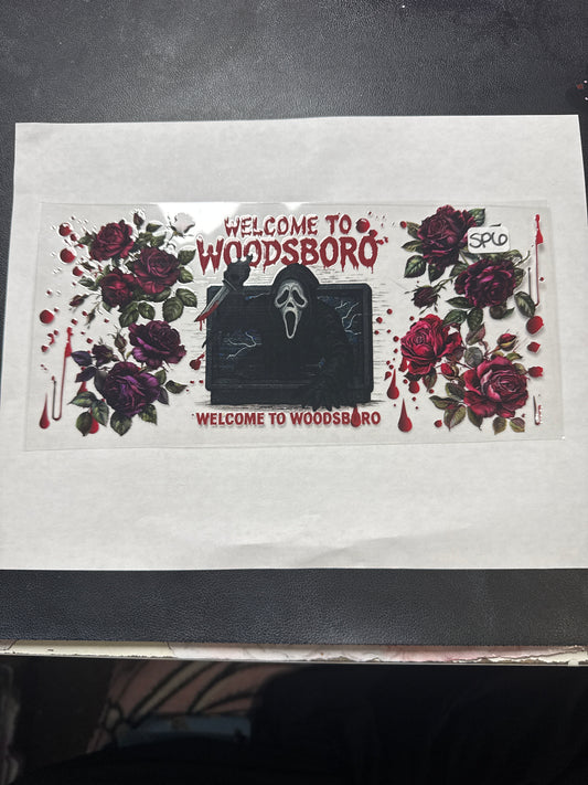 SP6 Ghostface with roses uvdtf wrap