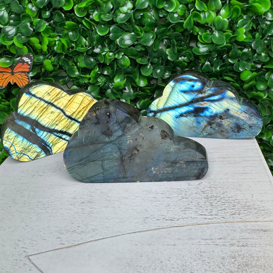Labradorite Cloud Carvings