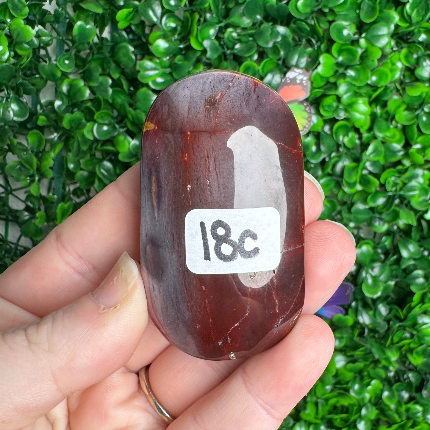 Mookaite Jasper Palm Stones and Hearts