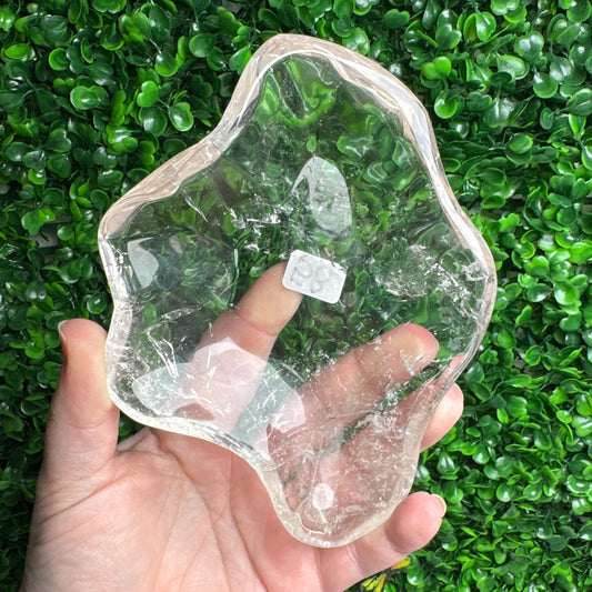 Large size clear Quartz bowl