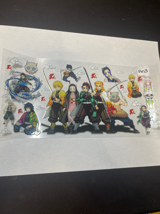 An3 Anime Characters UVDTV Wrap
