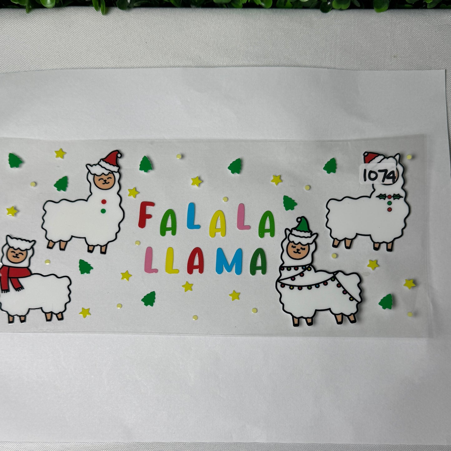 Christmas UVDTF Cup Wraps