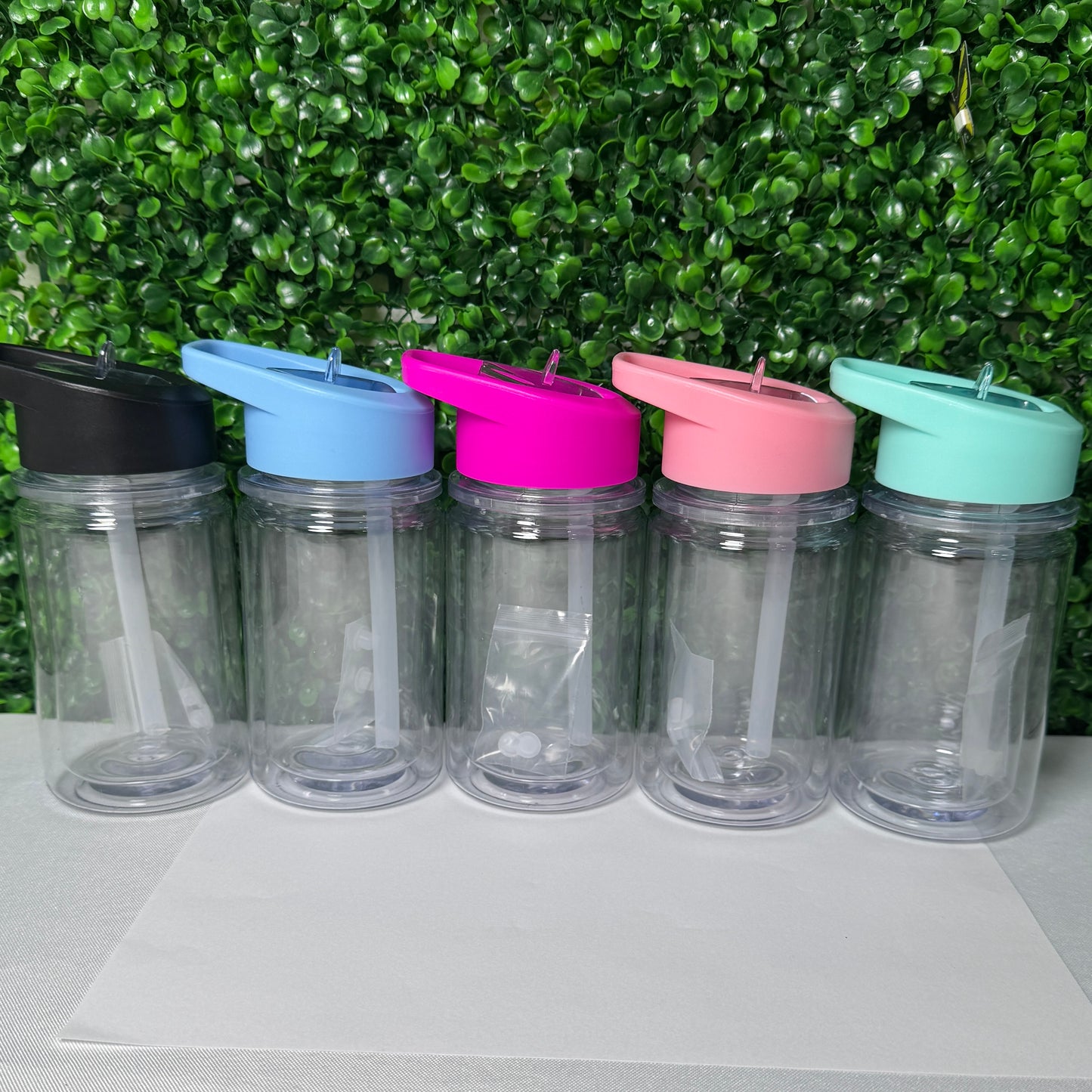 10oz Plastic Snow globe tumbler