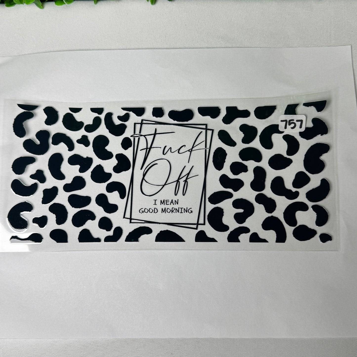 Sassy/Funny Quotes UVDTF Cup Wraps