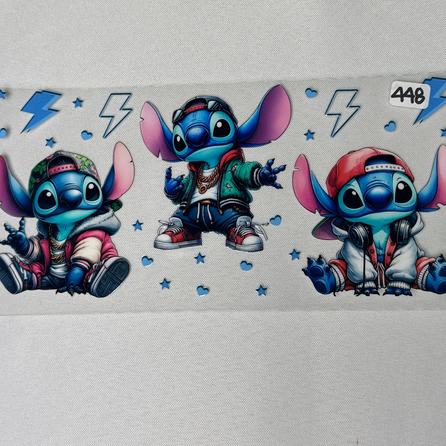 Blue Alien UVDTF Cup Wraps