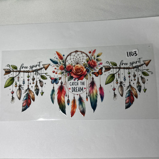 Dreamcatcher UVDTF Cup wraps