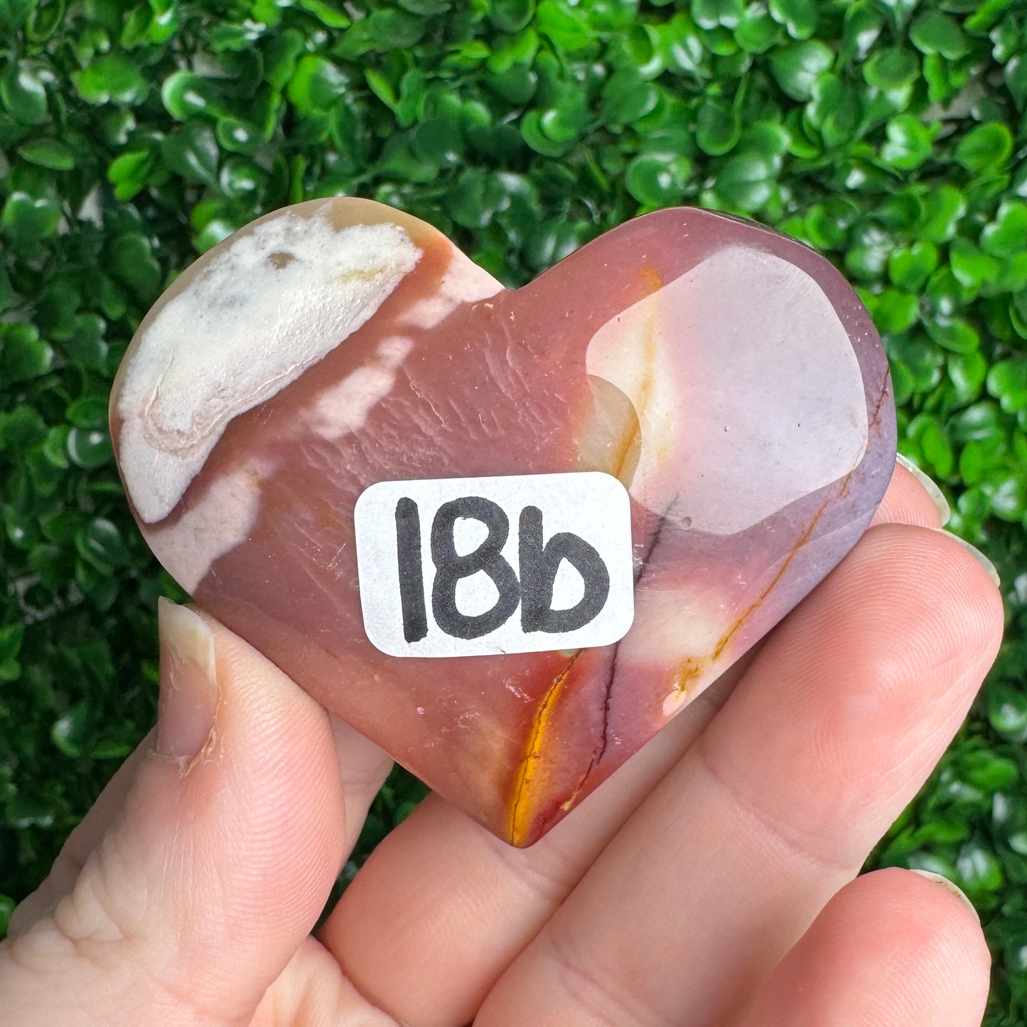 Mookaite Jasper Palm Stones and Hearts