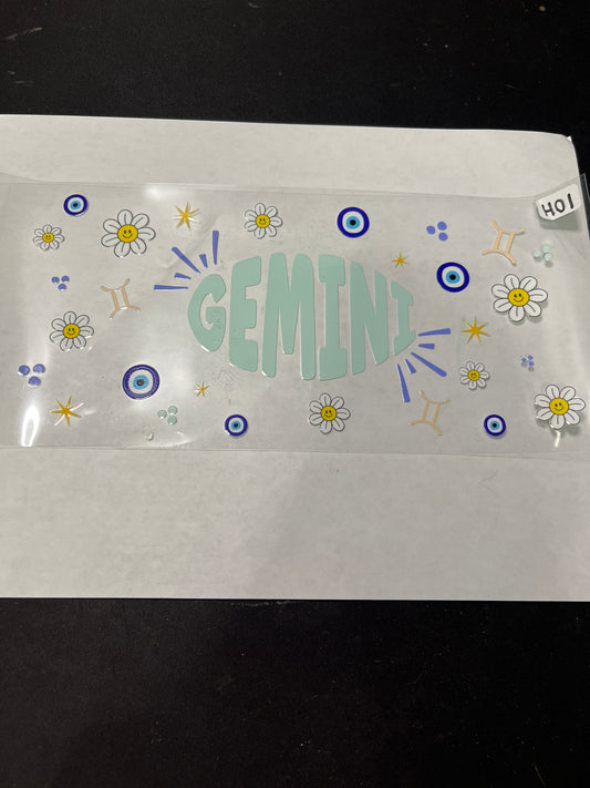 HO1 Horoscope Gemini UVDTF Wrap