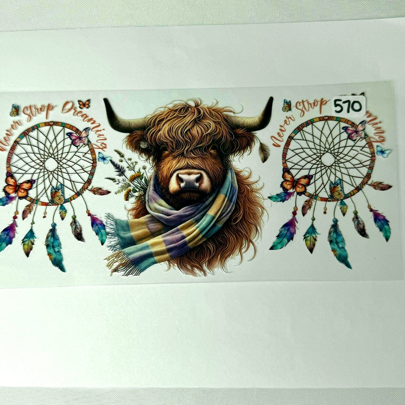 Highland Cow UVDTF Cup Wraps