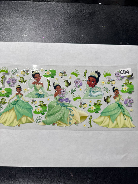 C114 Green princess uvdtf wrap