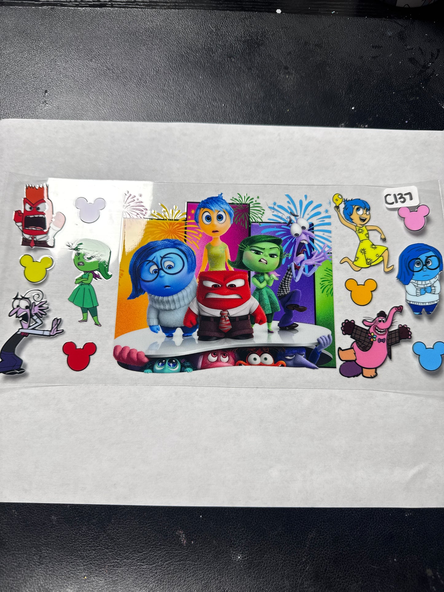 CW137 emotions character uvdtf wrap