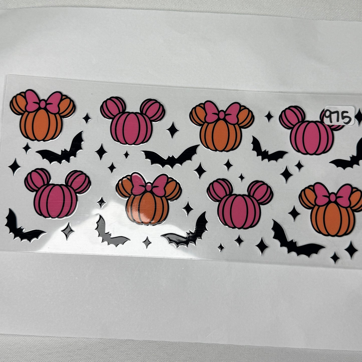 Skulls and Pumpkins UVDTF Cup Wraps
