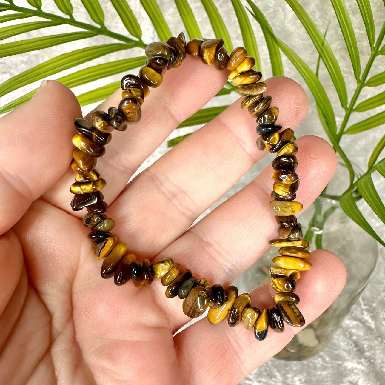 Tigers Eye Chip Bracelet