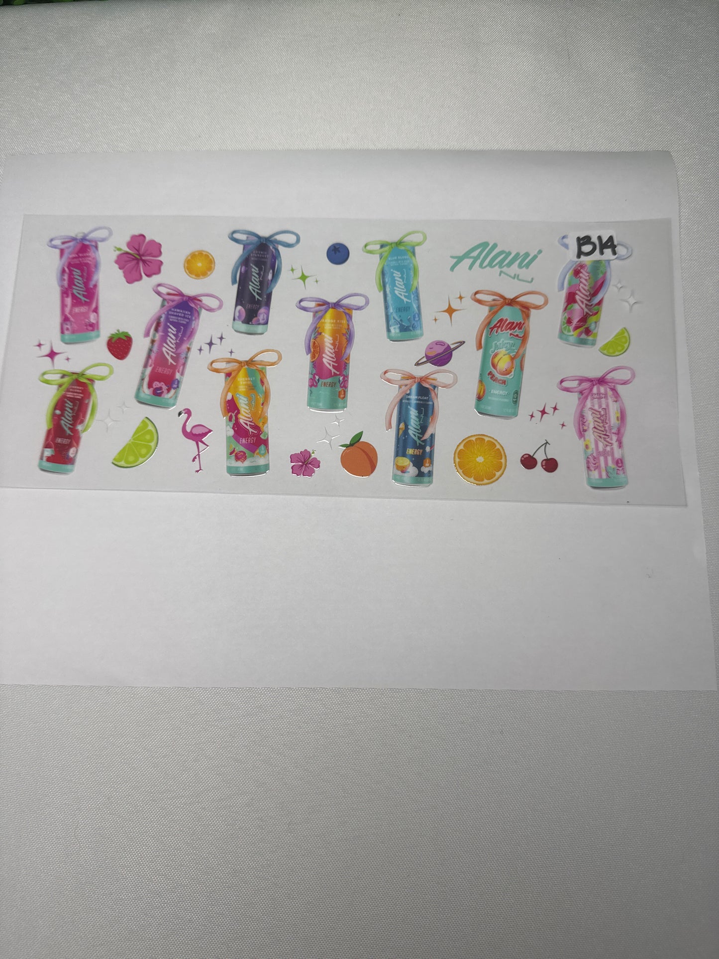 Colorful Energy Drink UVDTF wrap B14