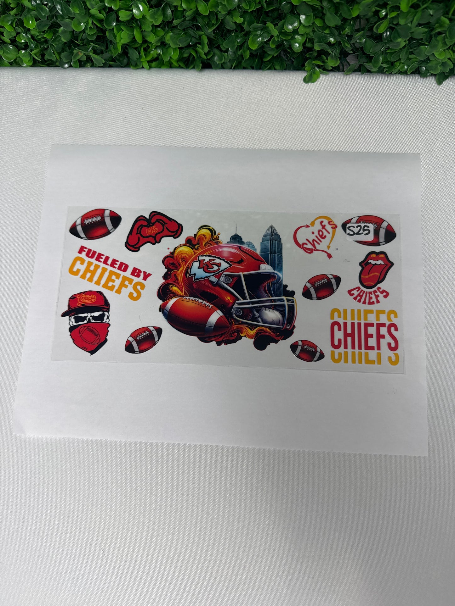 A25 Chiefs Football Sports UVDTF