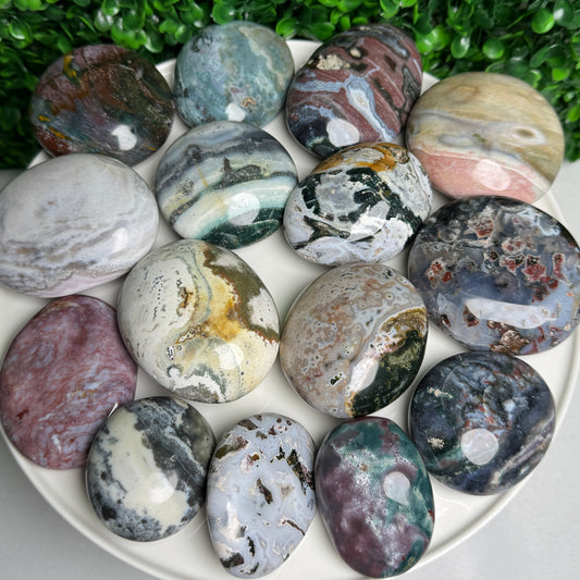 Sea Jasper Palm Stones