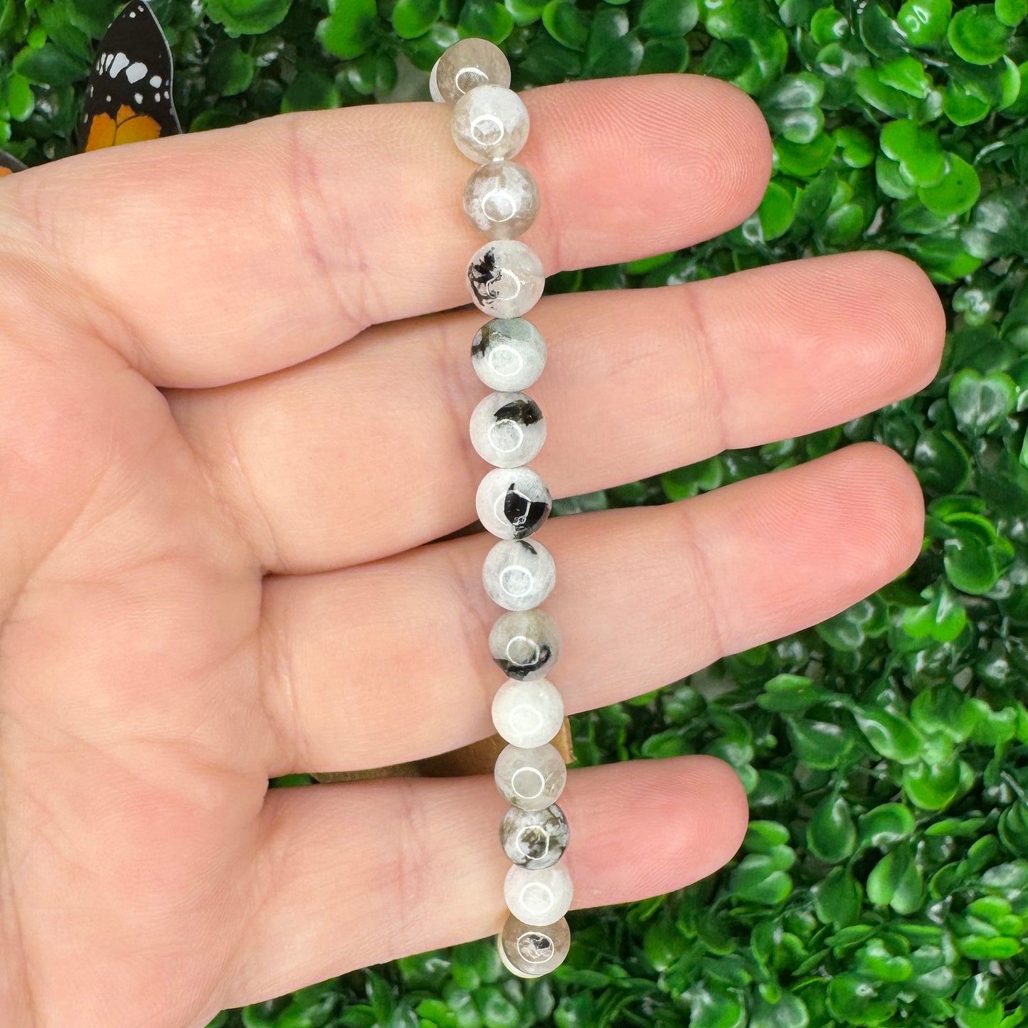 6mm Rainbow Moonstone Bracelet