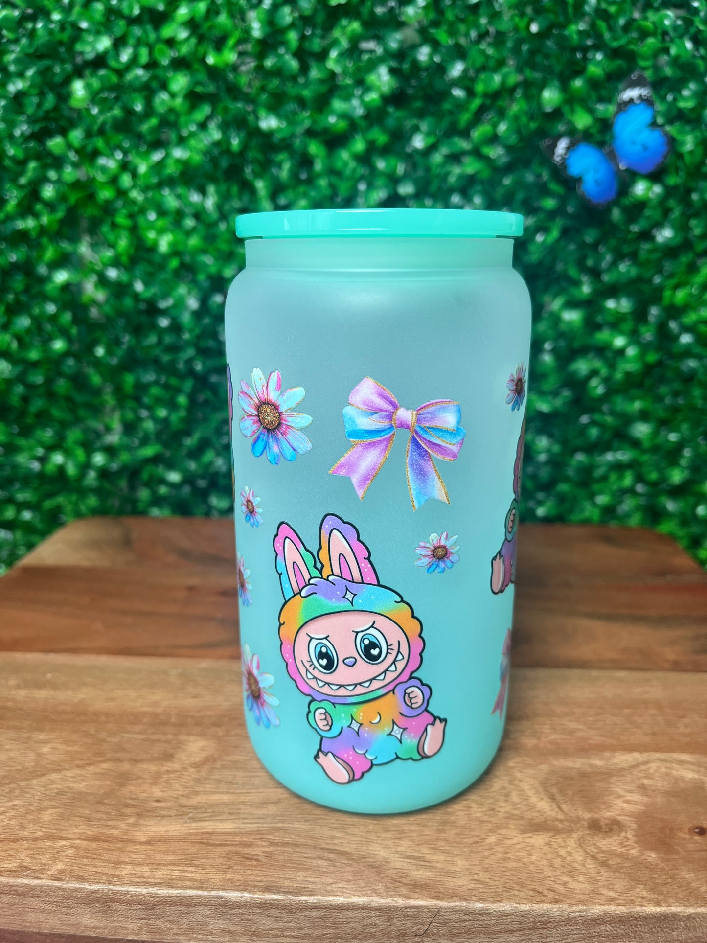 16oz Kids Character UVDTF Glass Cup