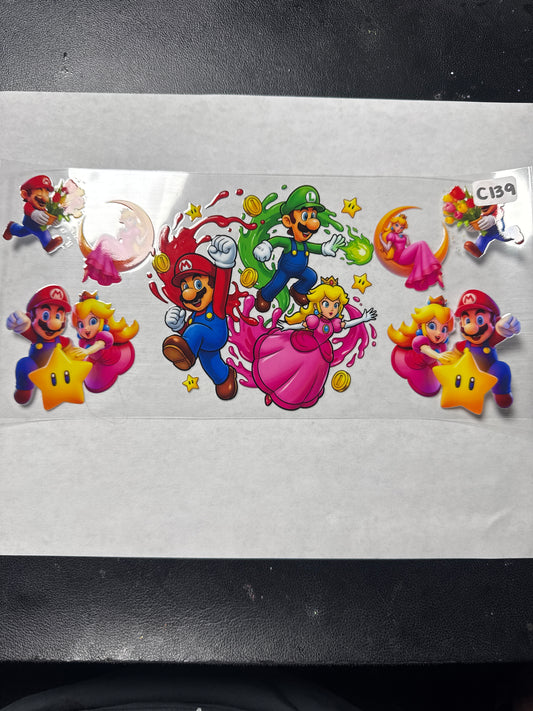 C139 super characters uvdtf wrap