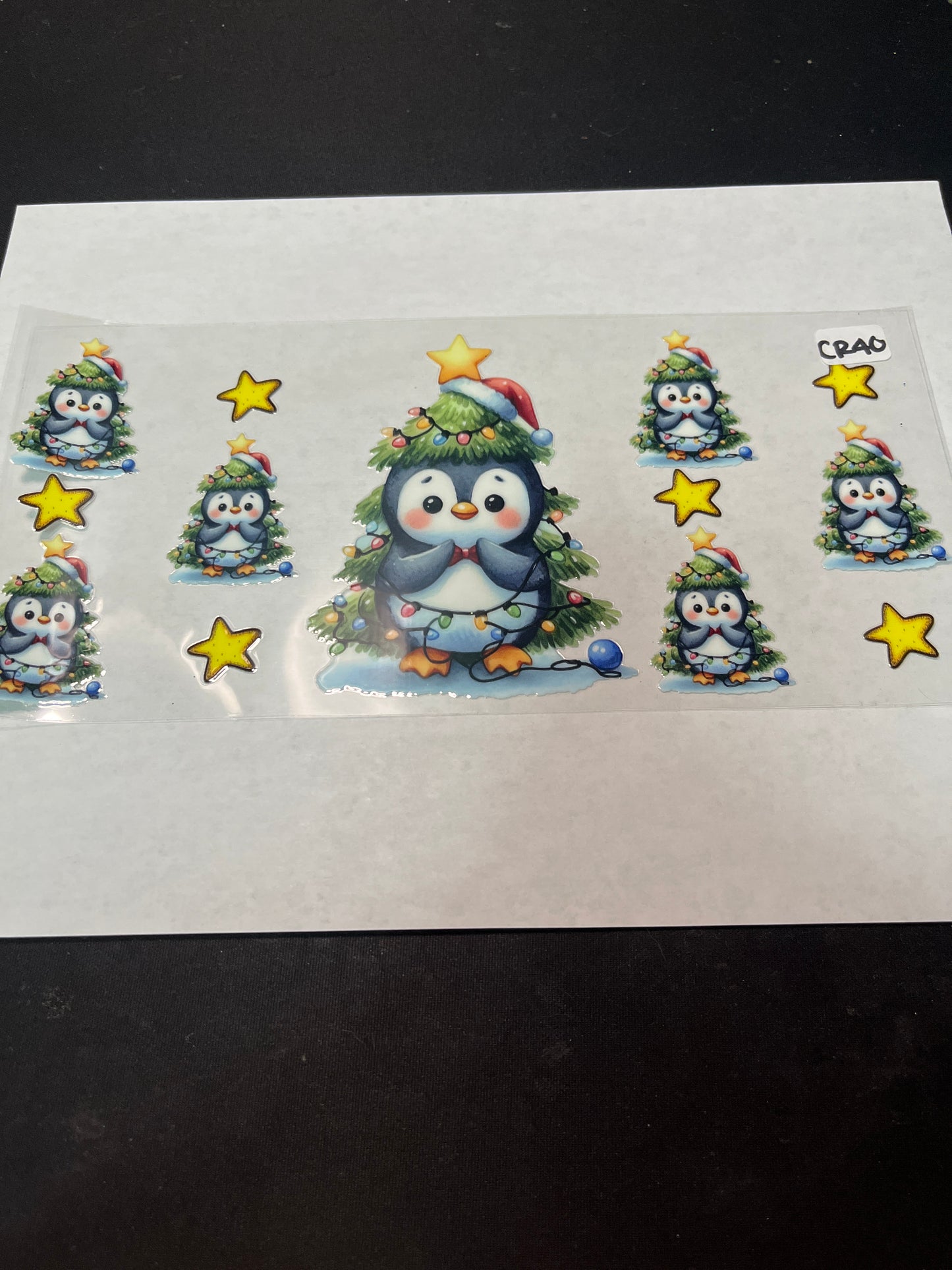 CR40 Christmas Animal UVDTF Wrap
