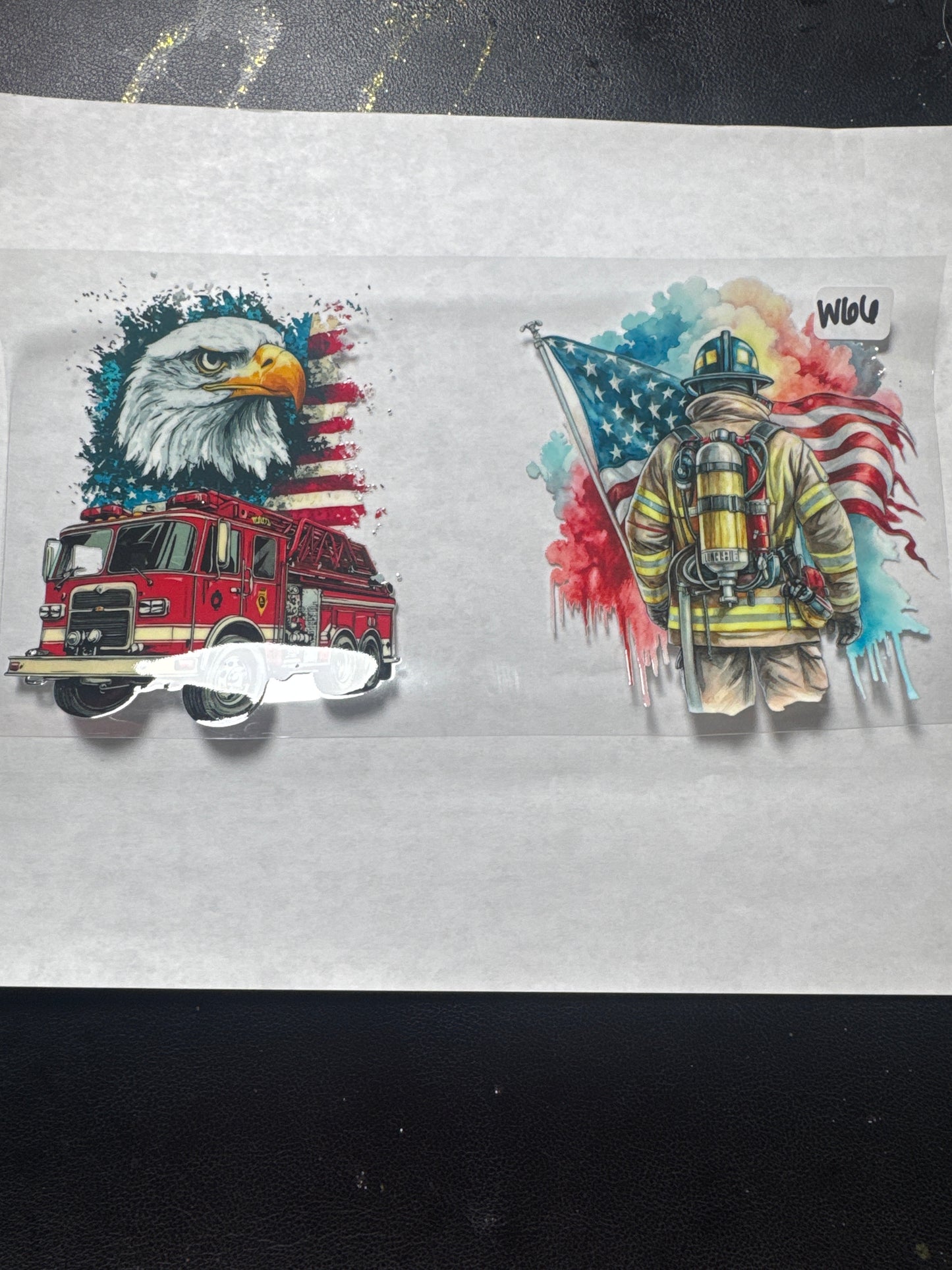 W 66 fire fighter uvdtf wrap
