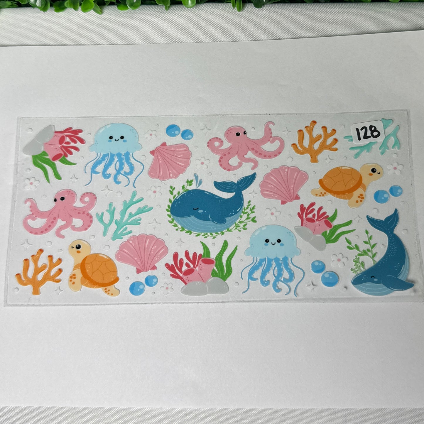 Ocean/Turtle UVDTF Cup Wraps