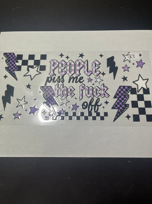 Q7 Funny People Quote UVDTF Wrap
