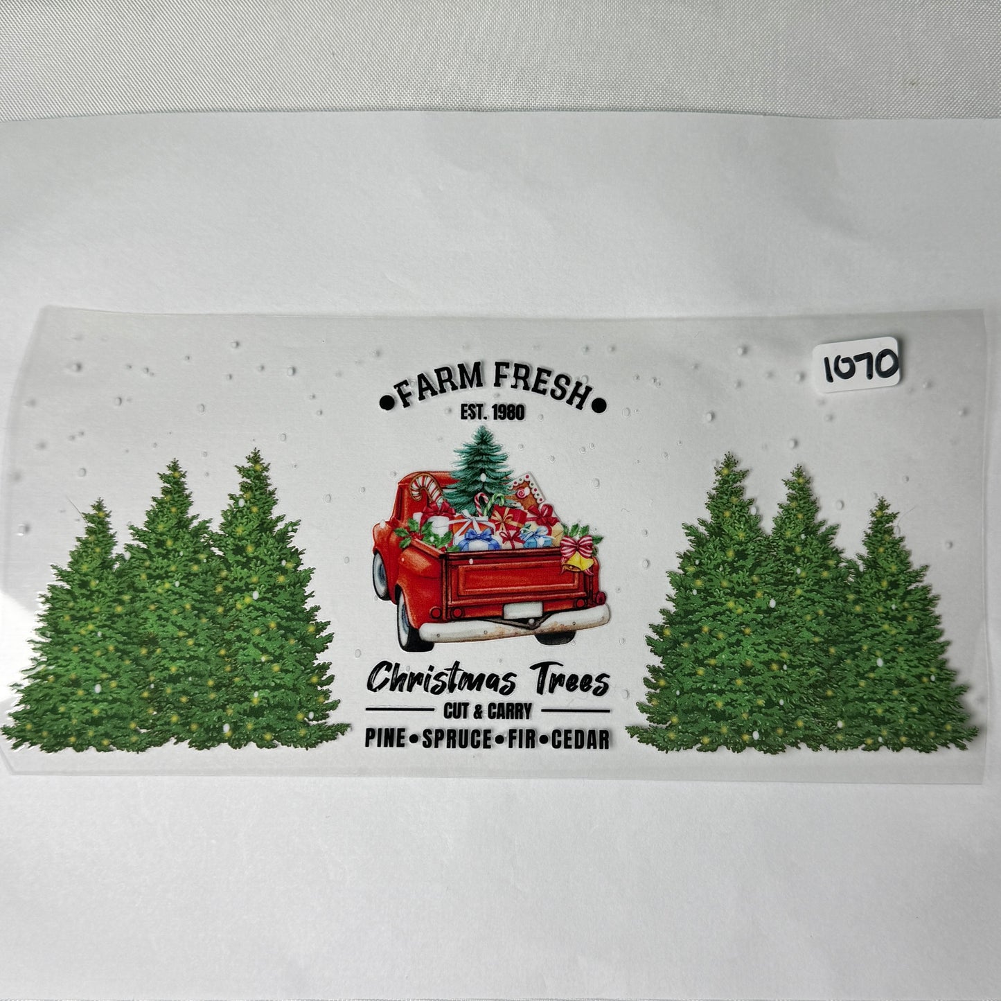 Christmas UVDTF Cup Wraps