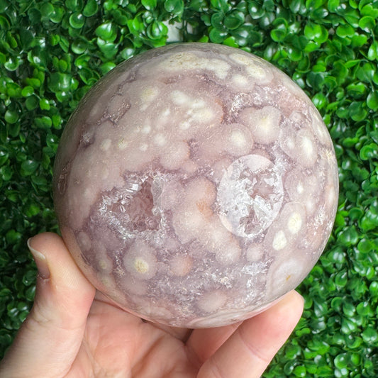 Statement Pink Amethyst Sphere