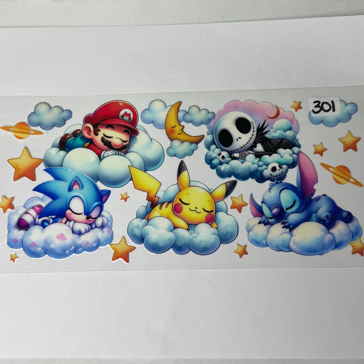 Mixed Character/movie UVDTF wrap