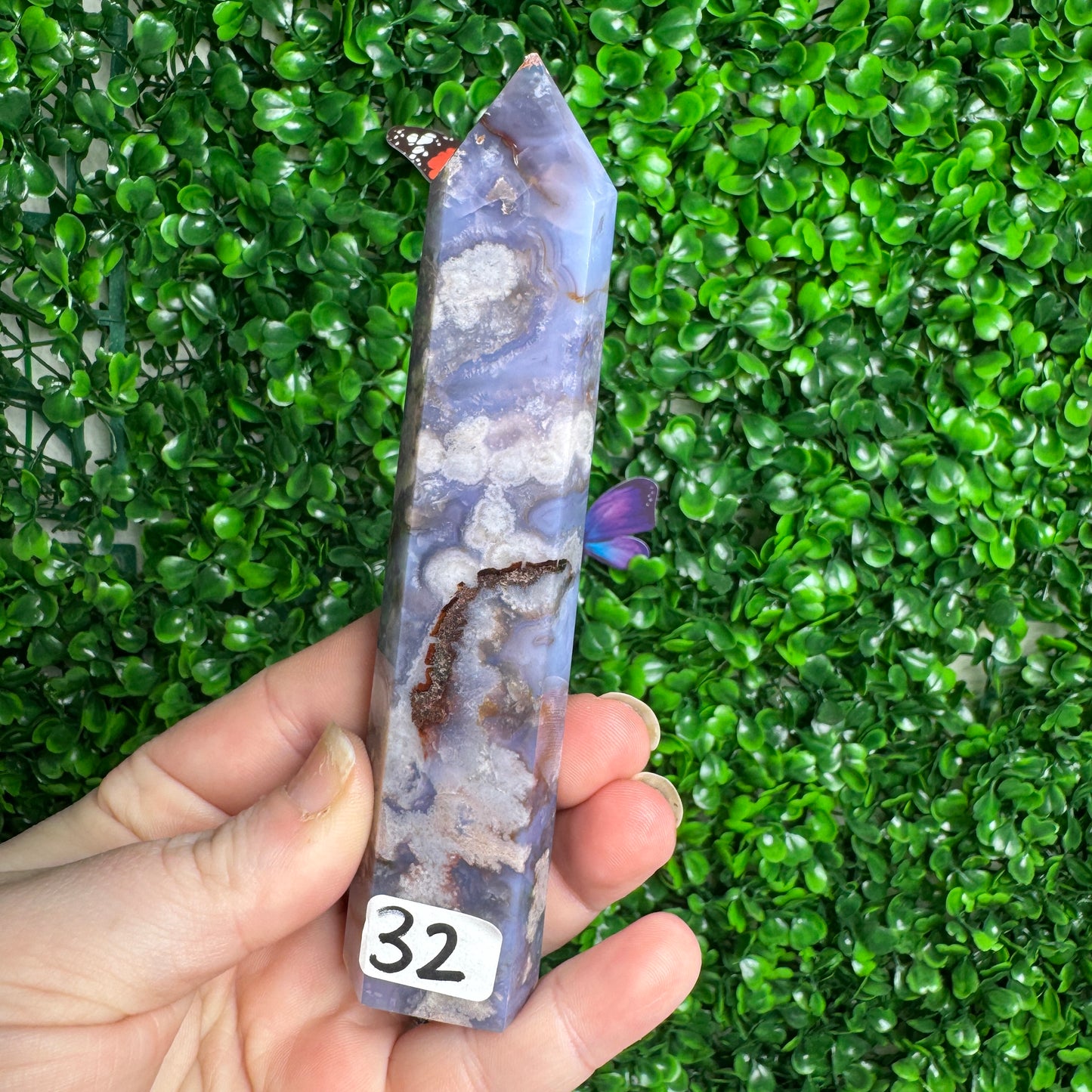 Blue flower Agate Towers