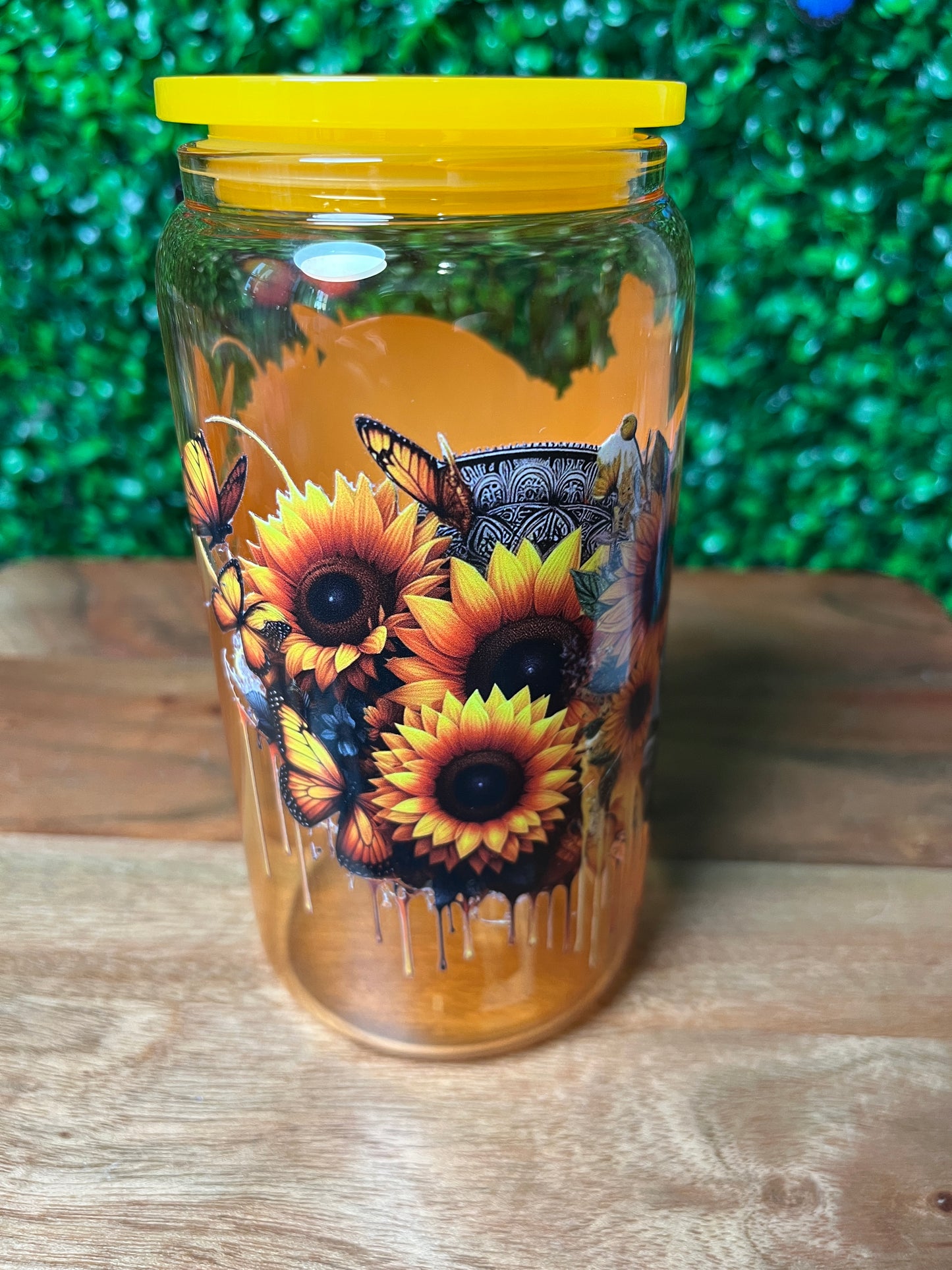 16oz Girl Character UVDTF Glass Cup