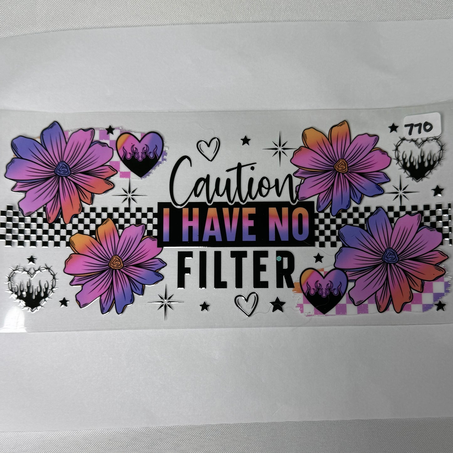 Sassy/Funny Quotes UVDTF Cup Wraps