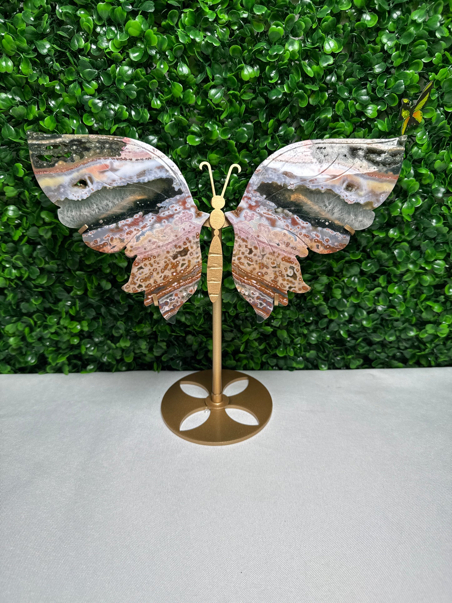 Statement Sea Jasper Wings Carvings