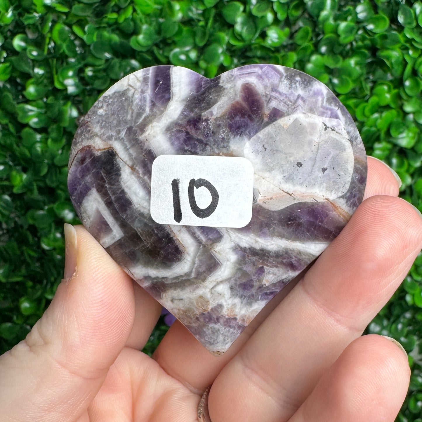 Dream Amethyst Heart carving
