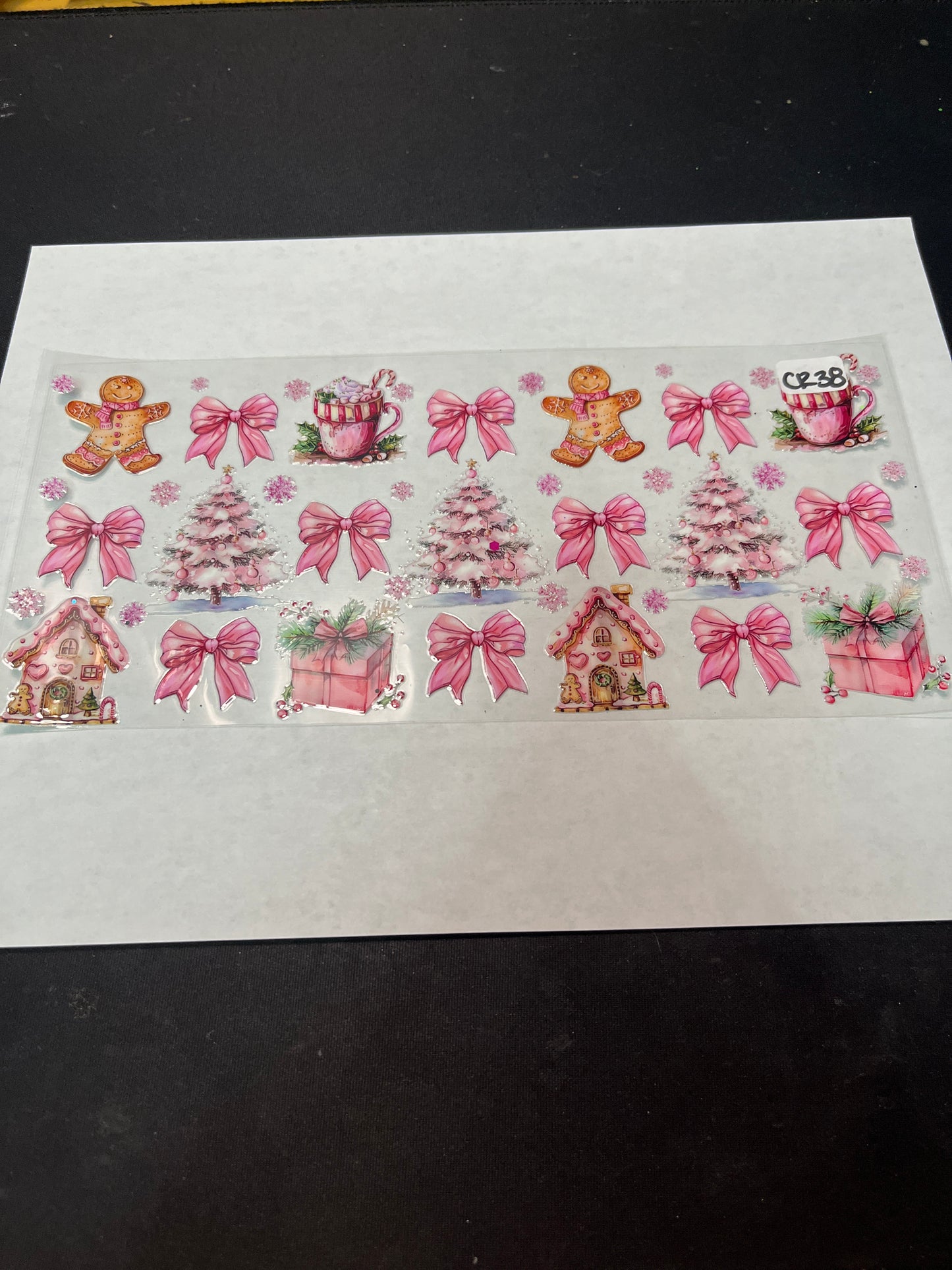 CR38 Christmas Theme UVDTF Wrap