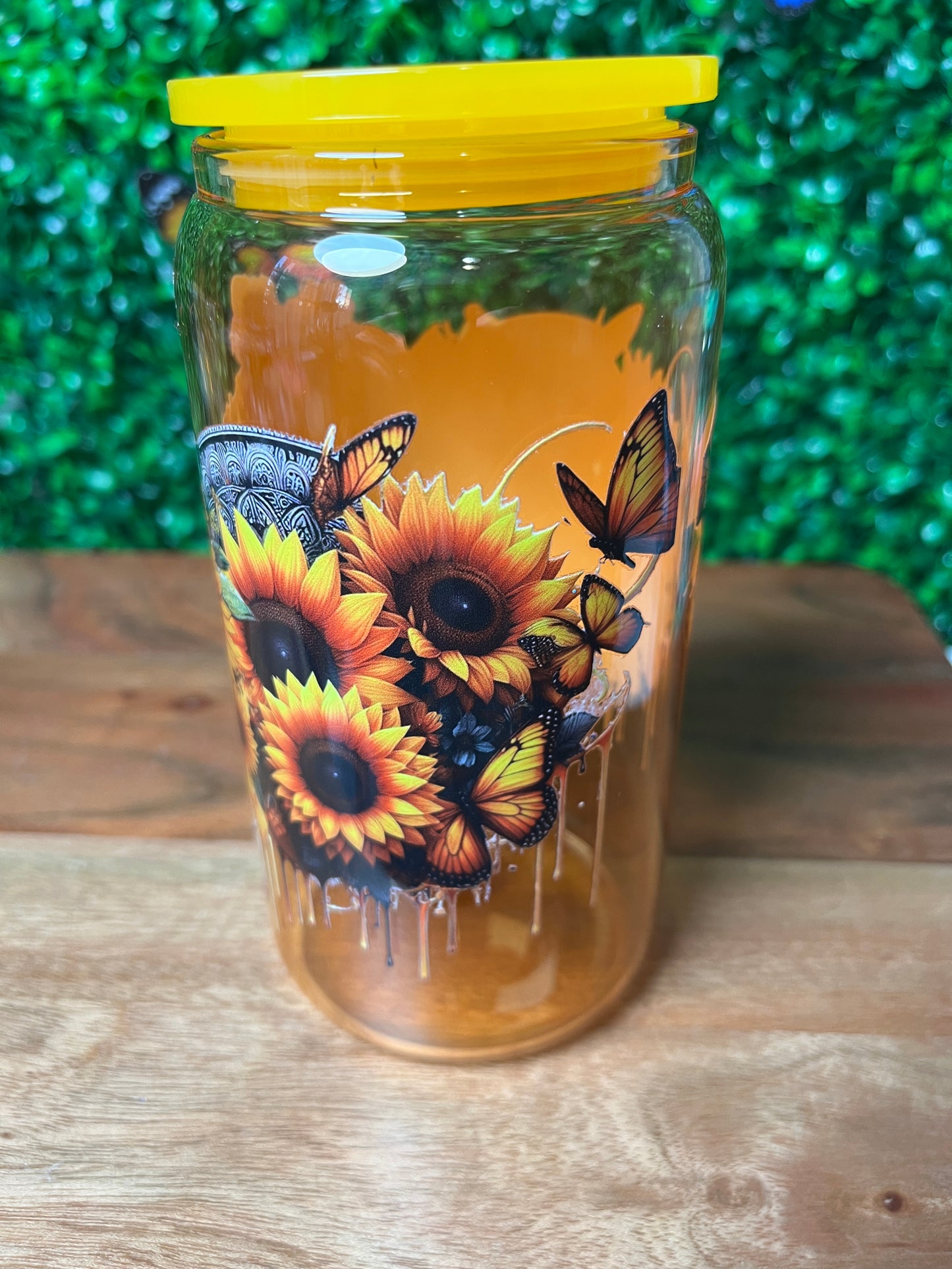 16oz Girl Character UVDTF Glass Cup