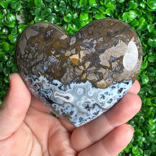 Marcasite Heart Carvings