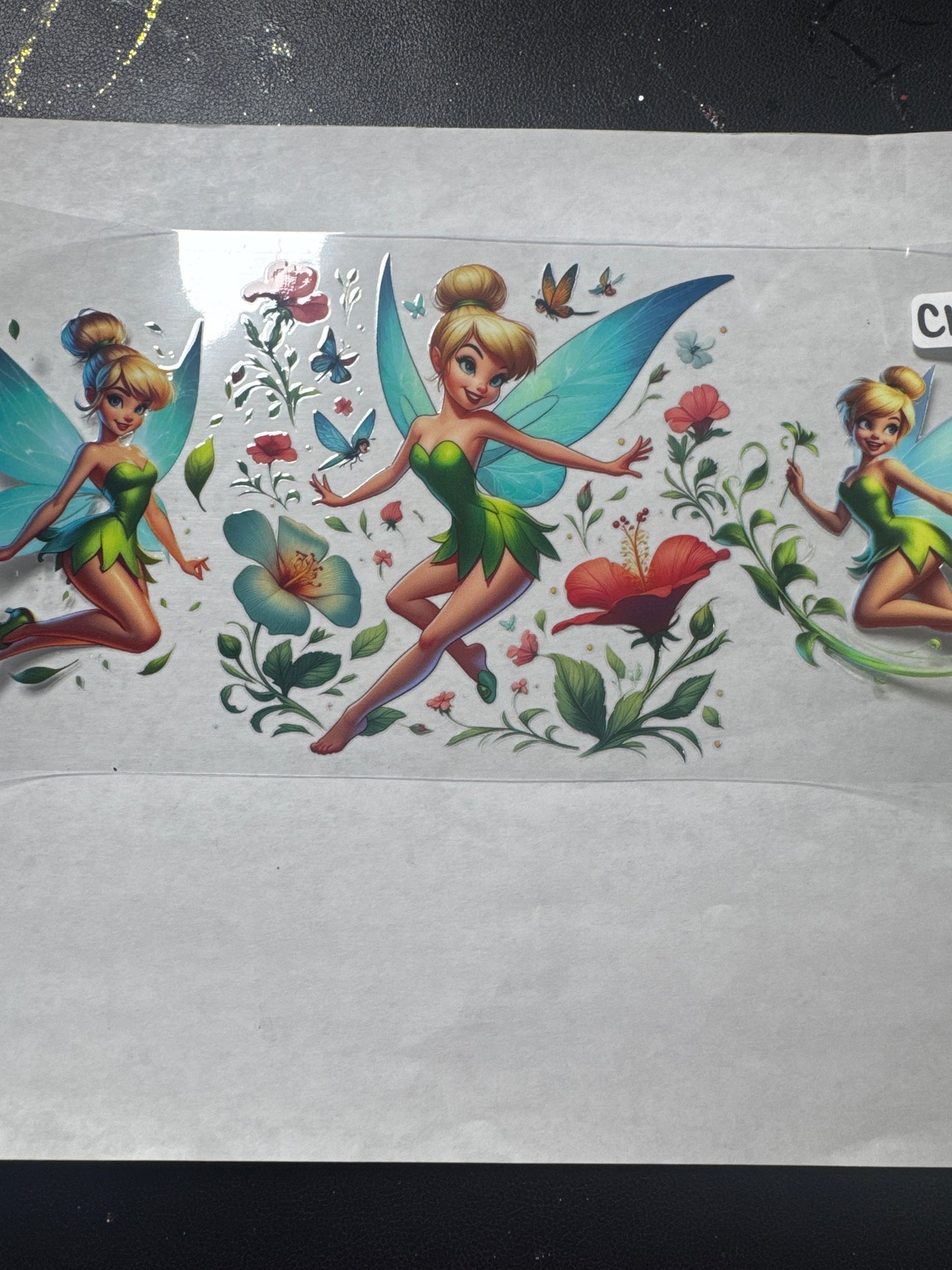 C171 green fairy character uvdtf wrap