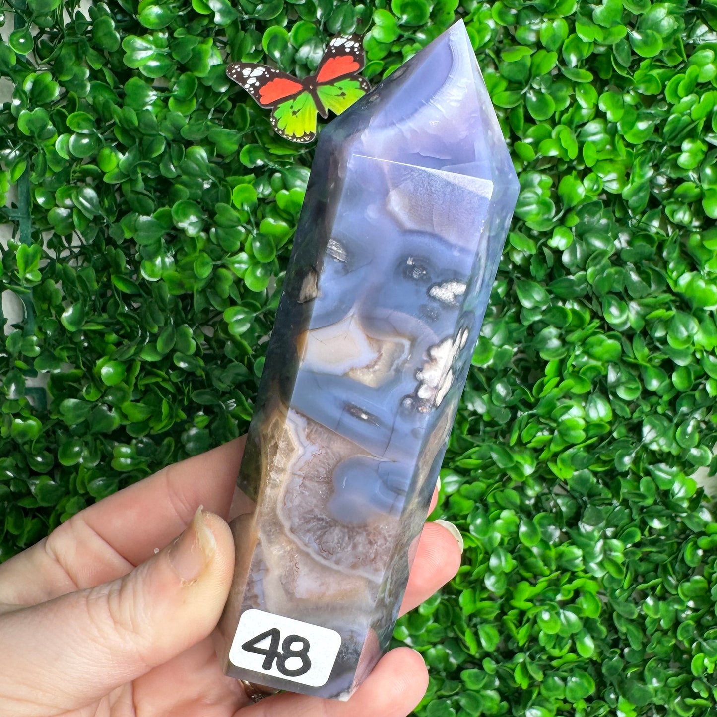 Blue flower Agate Towers