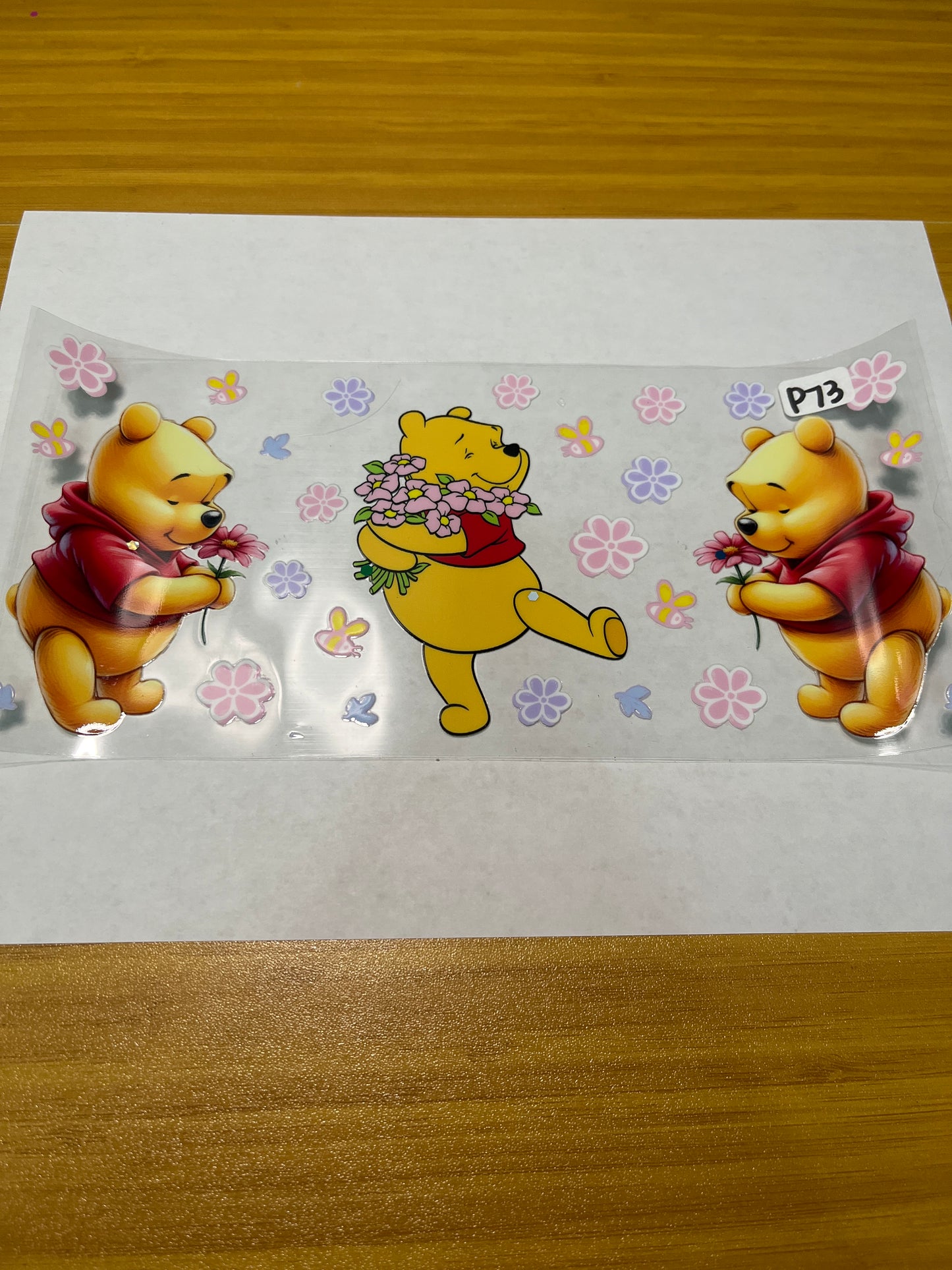 P73 Kids Character Flower UVDTF Wrap