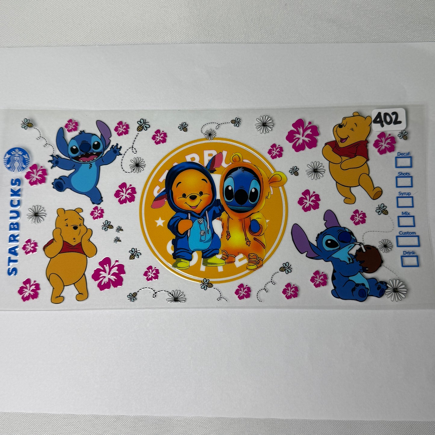 Mixed Character/movie UVDTF wrap