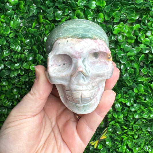 Sea Jasper Skull