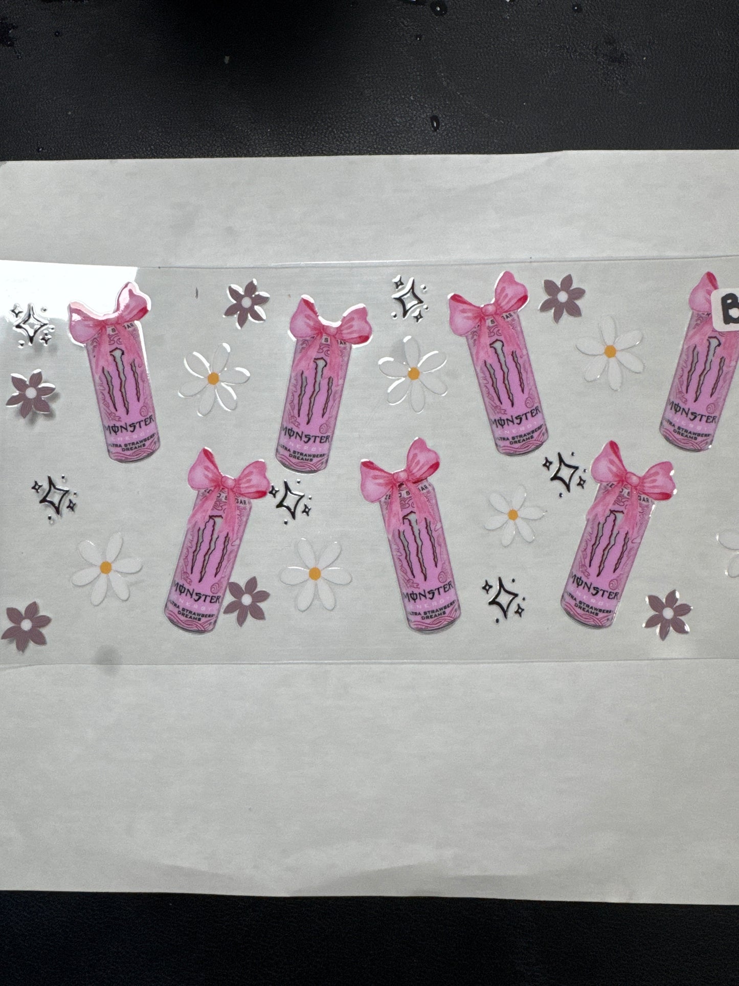 B34 beverages pink with bow uvdtf wrap