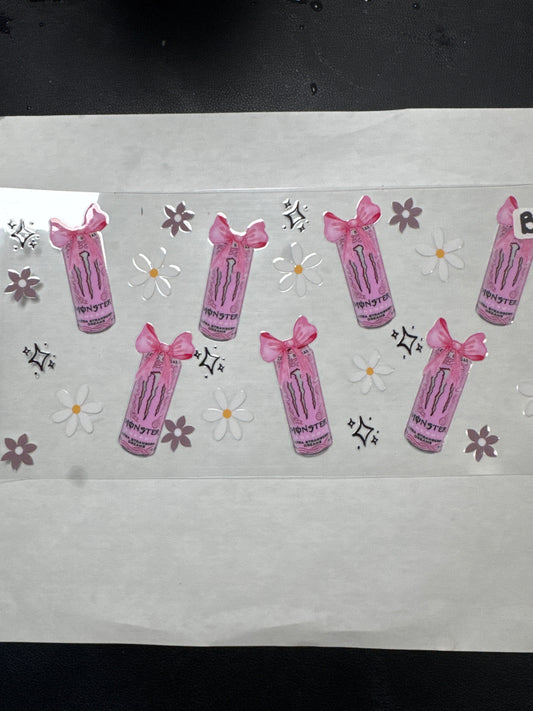 B34 beverages pink with bow uvdtf wrap