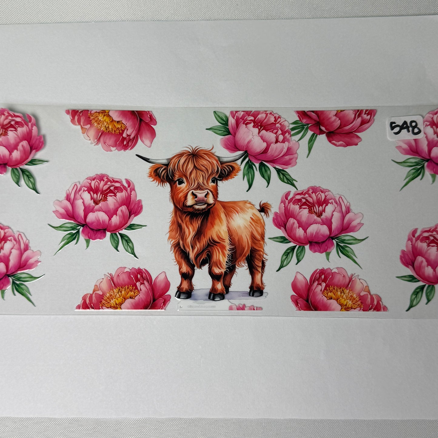 Highland Cow UVDTF Cup Wraps