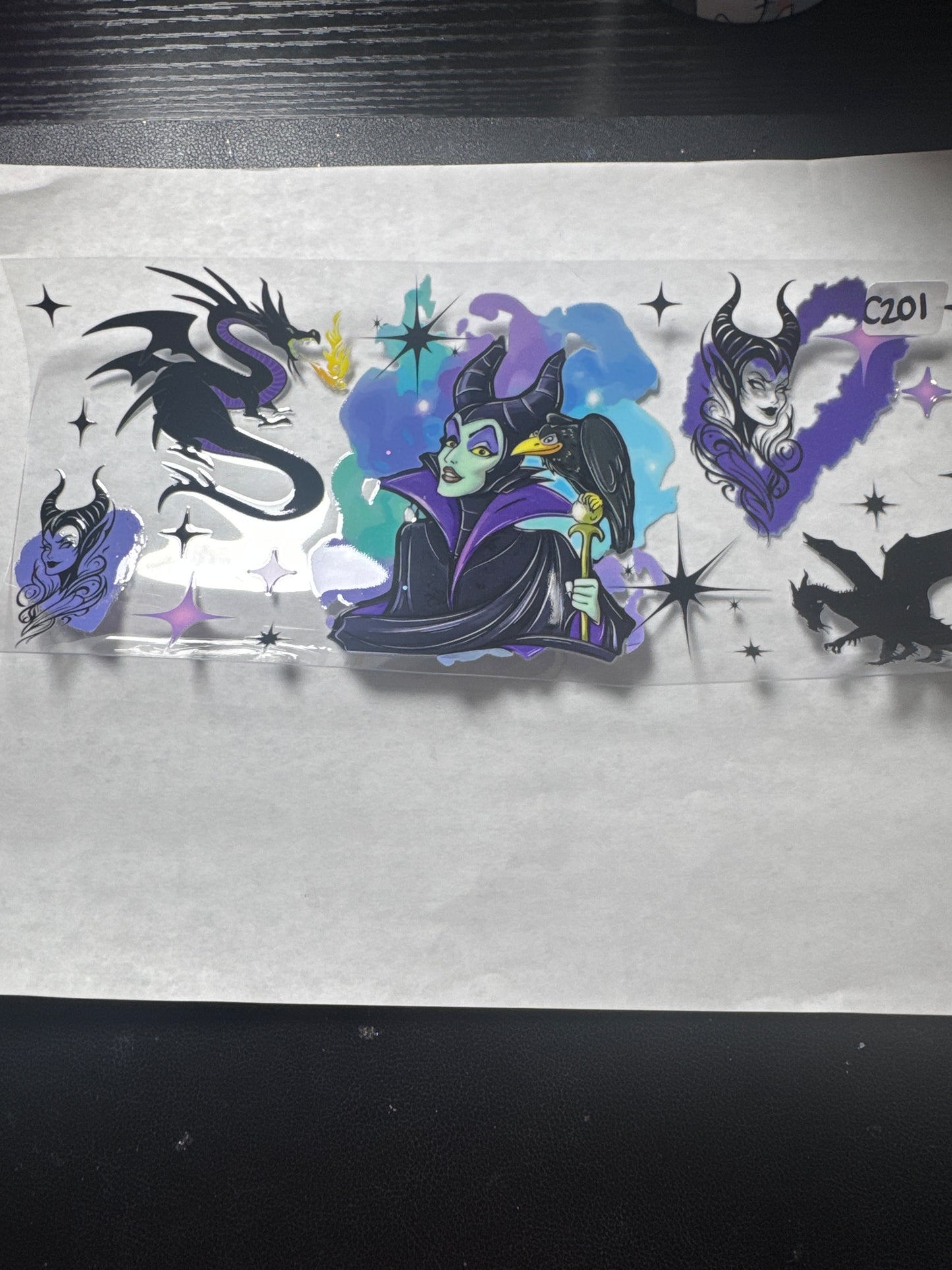C201 evil queen style 2 uvdtf wrap