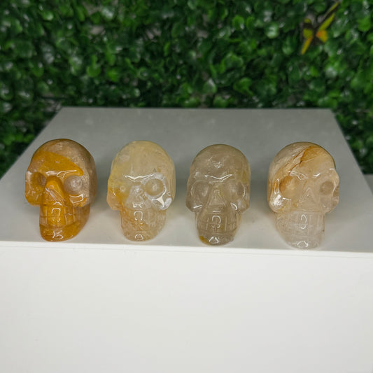 Golden Healer Skull Carvings