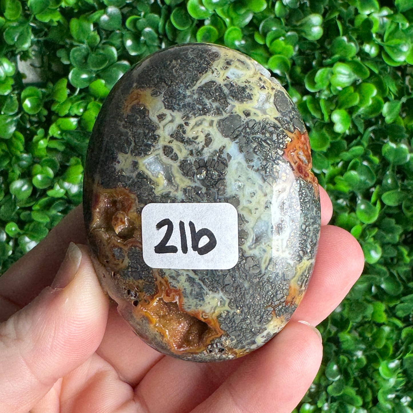 Marcasite Palm Stones